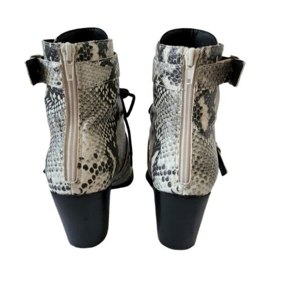 STEVE MADDEN Patterson Snakeskin Booties - Picture 6 of 10
